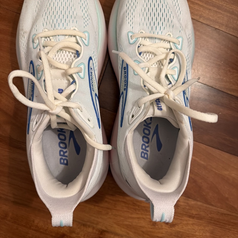 Brooks Glycerin 21 1204341B110 Athletic Sneaker Women's 9.5 White Mesh Running - Picture 8 of 9